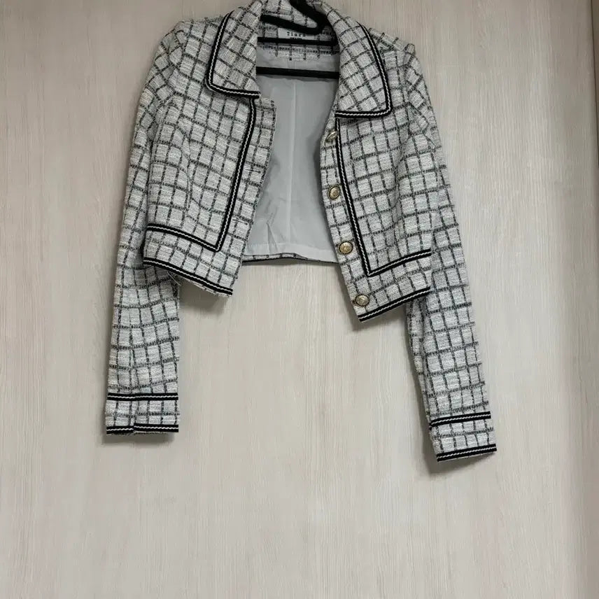 [BUNJANG] Tweed Mini Skirt Set / 체크 트위드 미니스커트 셋업