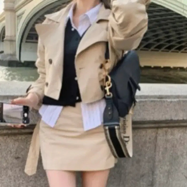 [BUNJANG] Modern Robe Trench Jacket / 모던로브 트렌치자켓