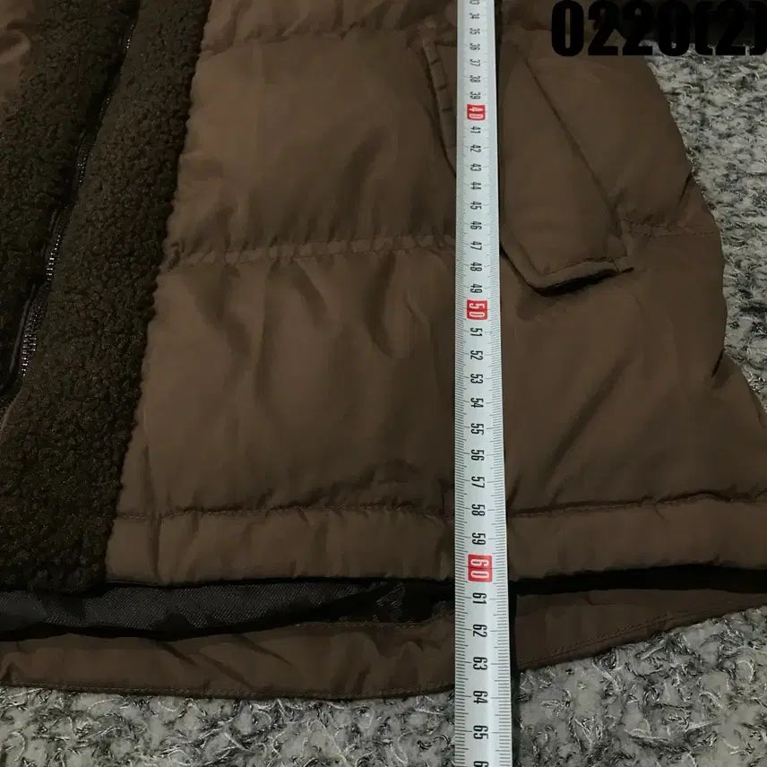 [BUNJANG] Brown Goose Down Short Padded Jacket (Size S) / 엘르 브라운 구스다운 숏패딩 점퍼 s
