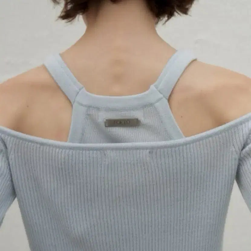[BUNJANG] FOETO Off-Shoulder Cardigan & Sleeveless Set / [새상품] 포에토 foeto 오프숄더 가디건 슬리브리스 세트