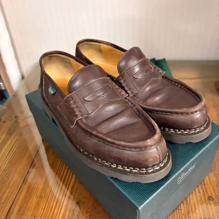 [BUNJANG] Paraboot Reims Full Package / 파라부트 레임스 카페 (uk 8.5) 풀박스