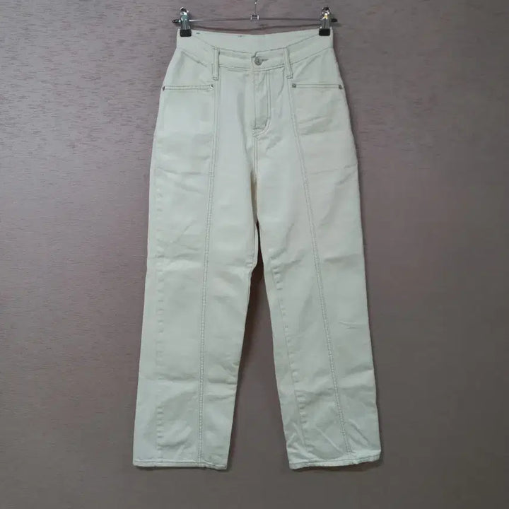 [BUNJANG] Wide Pants / B2-20/아이보리 와이드팬츠