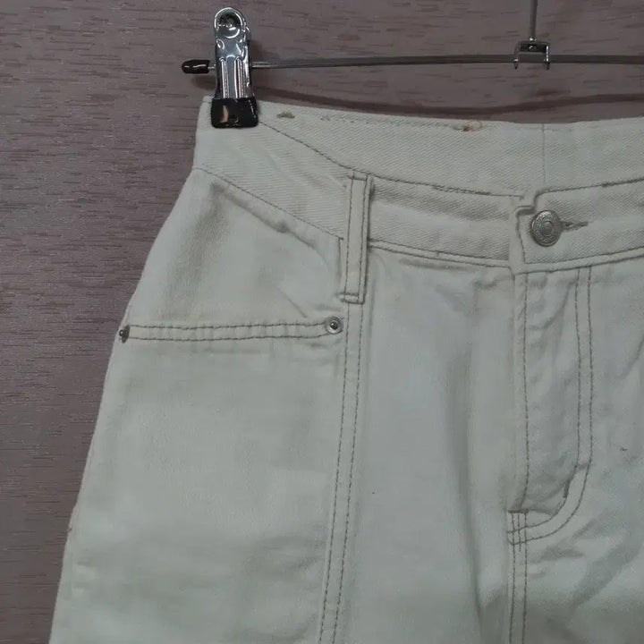 [BUNJANG] Wide Pants / B2-20/아이보리 와이드팬츠