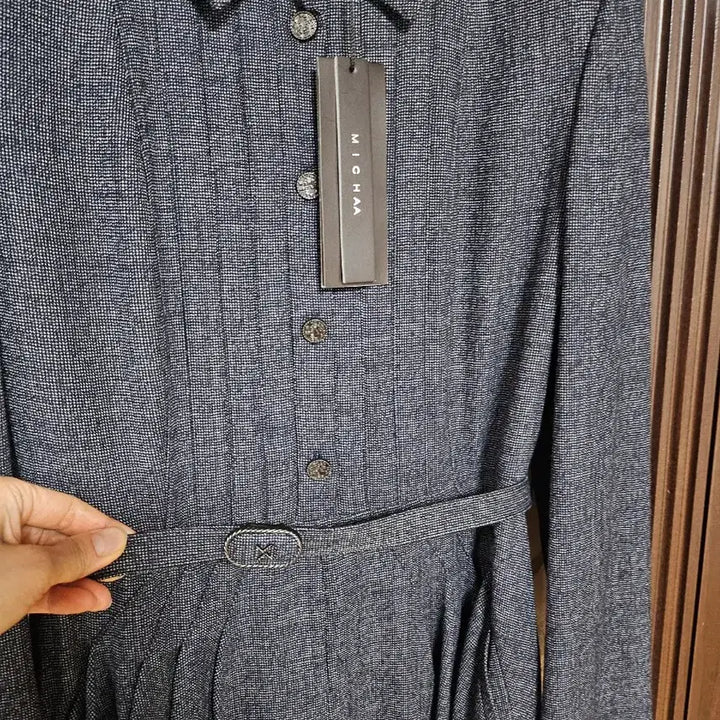 [BUNJANG] Misha Dark Navy Blend Dress (Size 55) / (새상품) 미샤  다크 네이비 원피스 55
