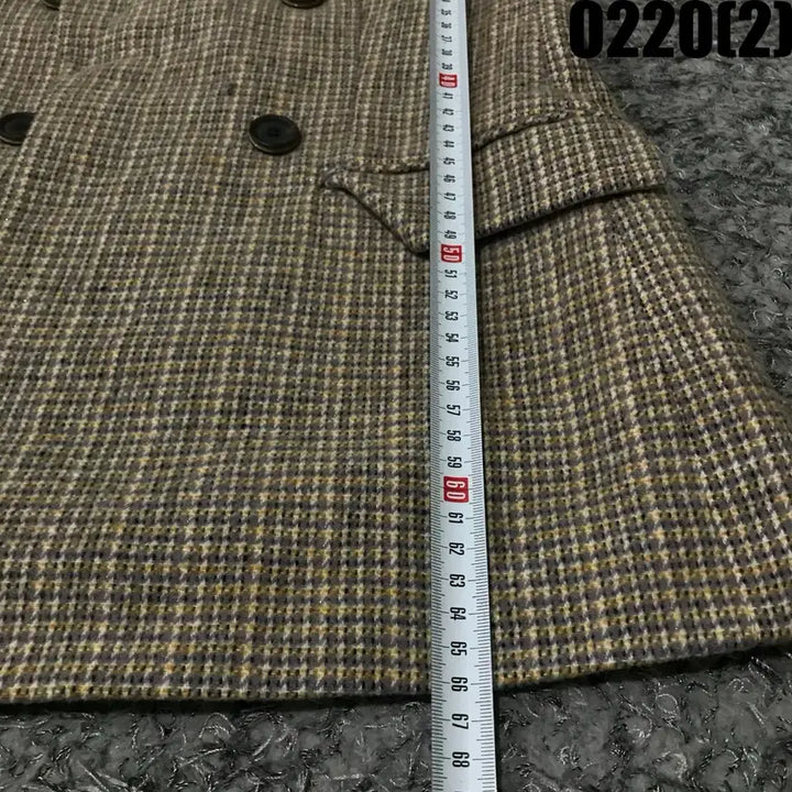 [BUNJANG] Soup Check Double Jacket M / Soup 아이숩 체크 더블 자켓 m