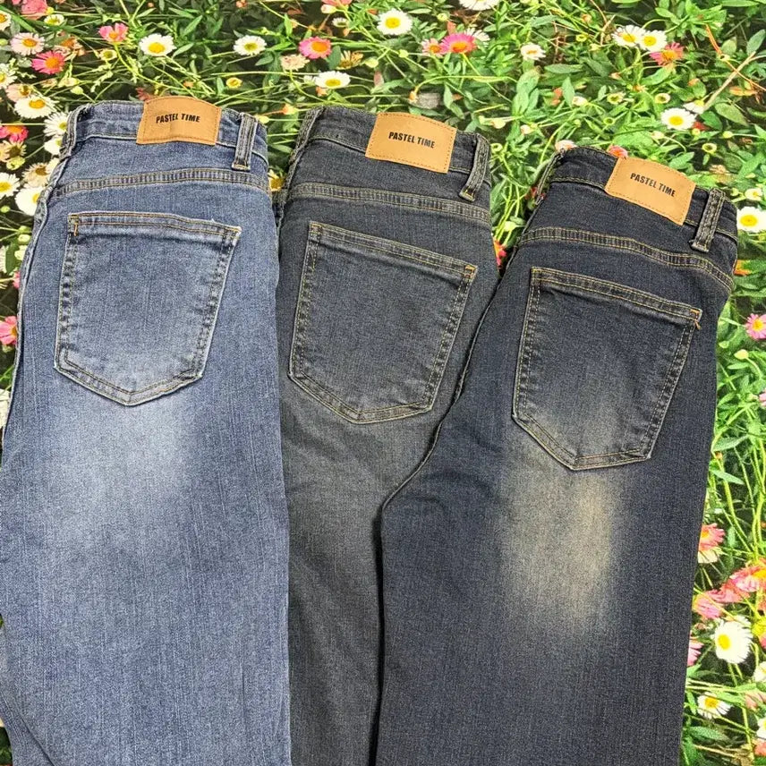 [BUNJANG] Pastel Time Boots Cut Pants Bundle Set / [파스텔타임] 부츠컷 S 3장 기본기장 일괄판매