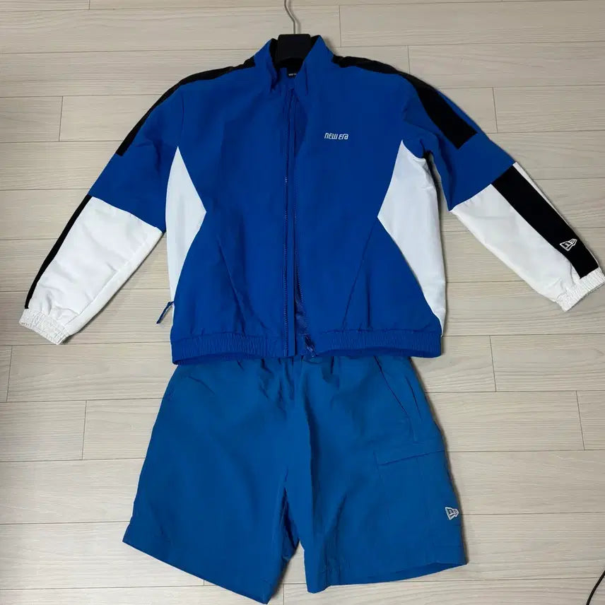 [BUNJANG] New Era Kids Blue Jacket (Size 150) / 뉴에라키즈 잠바 블루 150