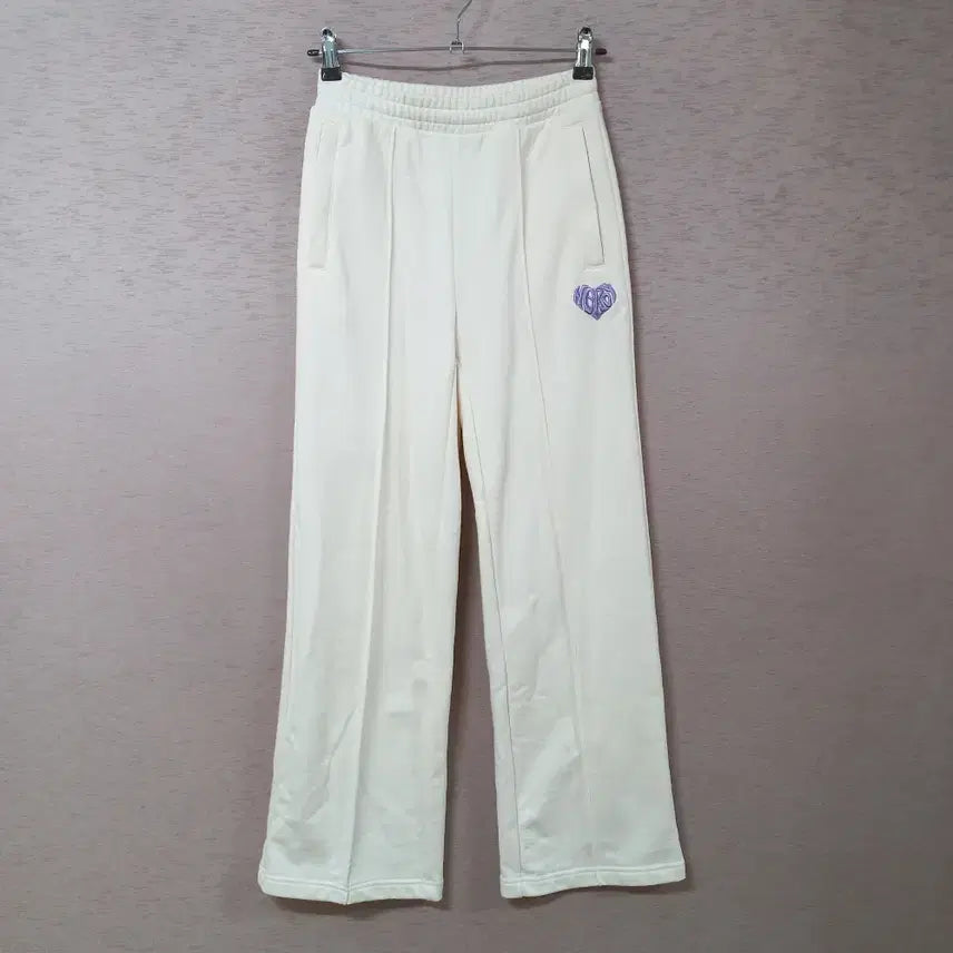 [BUNJANG] Nerdy Cream Training Pants / B2-20/널디 크림색 트레이닝팬츠