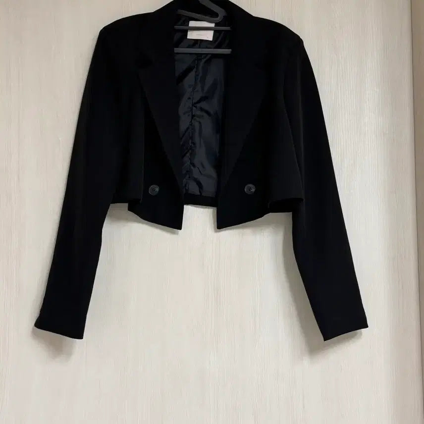 [BUNJANG] Black Sleeve Color Block Jacket / 블랙 소매 배색 자켓