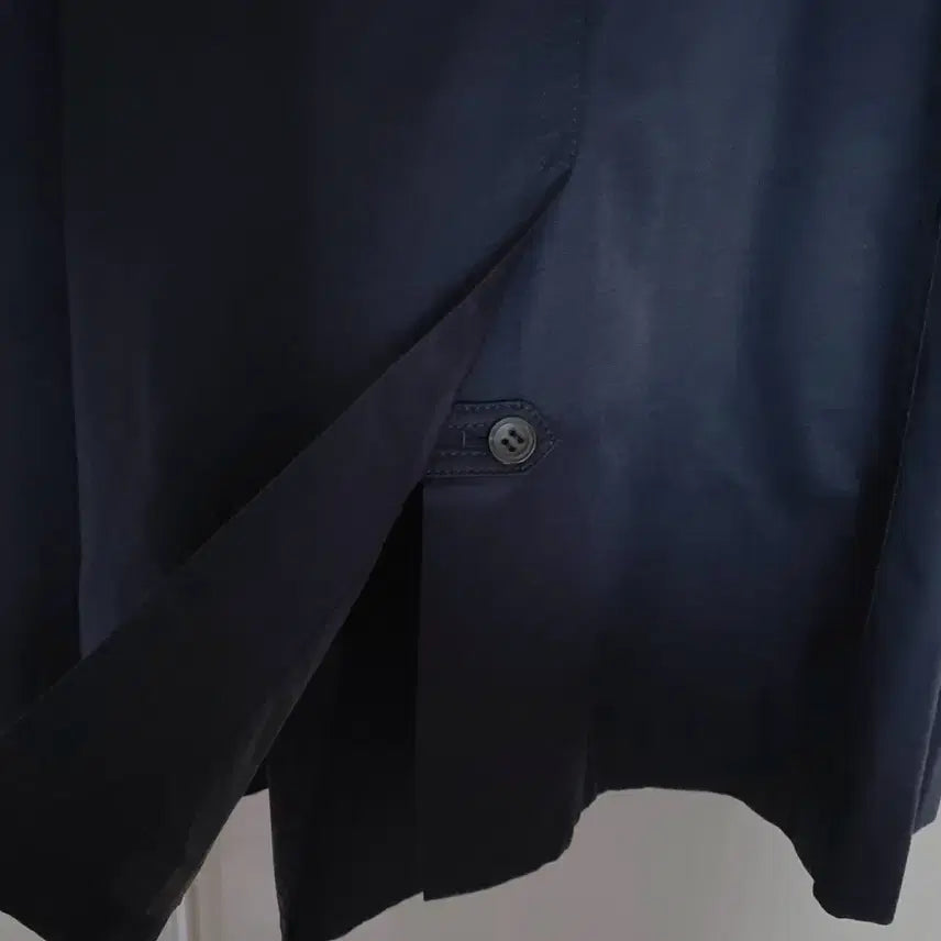 [BUNJANG] She'sMiss Belted Half Trench Coat Dark Navy / 새제품) 쉬즈미스 벨티드 하프 트렌치코트 다크네이비