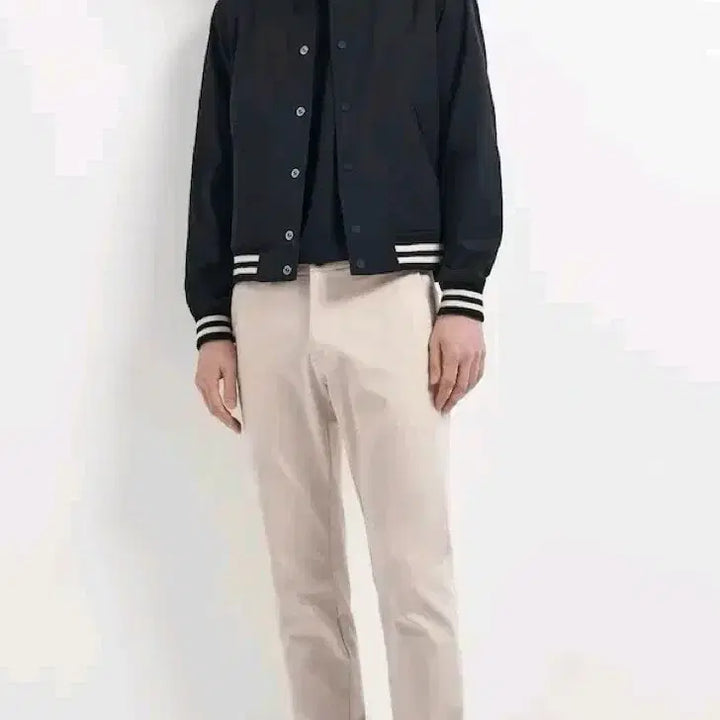 [BUNJANG] Theory Varsity Jacket Black M / 띠어리 SS23  바시티 점퍼 M 블랙