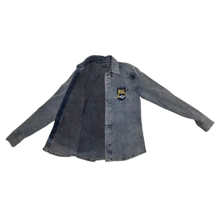 [BUNJANG] Mosquito Denim Racing Vintage Denim Jacket / Mosquito Denim 모스키토 레이싱 빈티지 청자켓