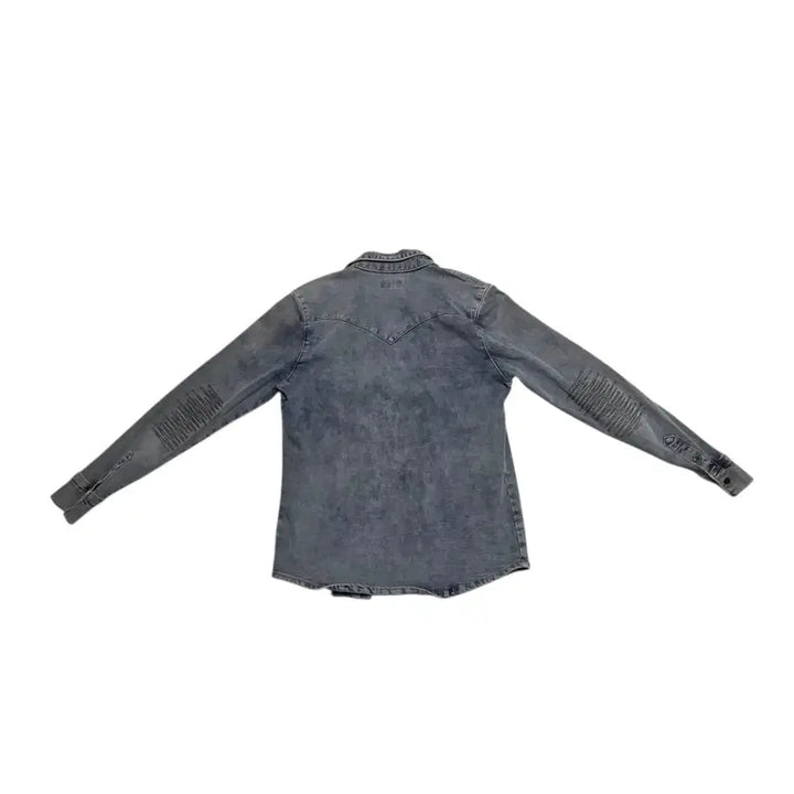 [BUNJANG] Mosquito Denim Racing Vintage Denim Jacket / Mosquito Denim 모스키토 레이싱 빈티지 청자켓