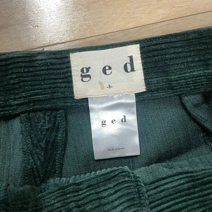 [BUNJANG] Ged Corduroy Pants (Green) / ged게드 코듀로이 팬츠(그린)