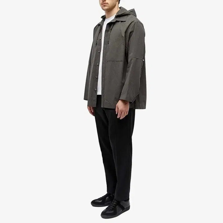 [BUNJANG] Wooyoungmi Hooded Overshirt Jacket / 우영미 후드 오버셔츠 자켓 48 (후드탈부착가능) 가단 67 총장 82