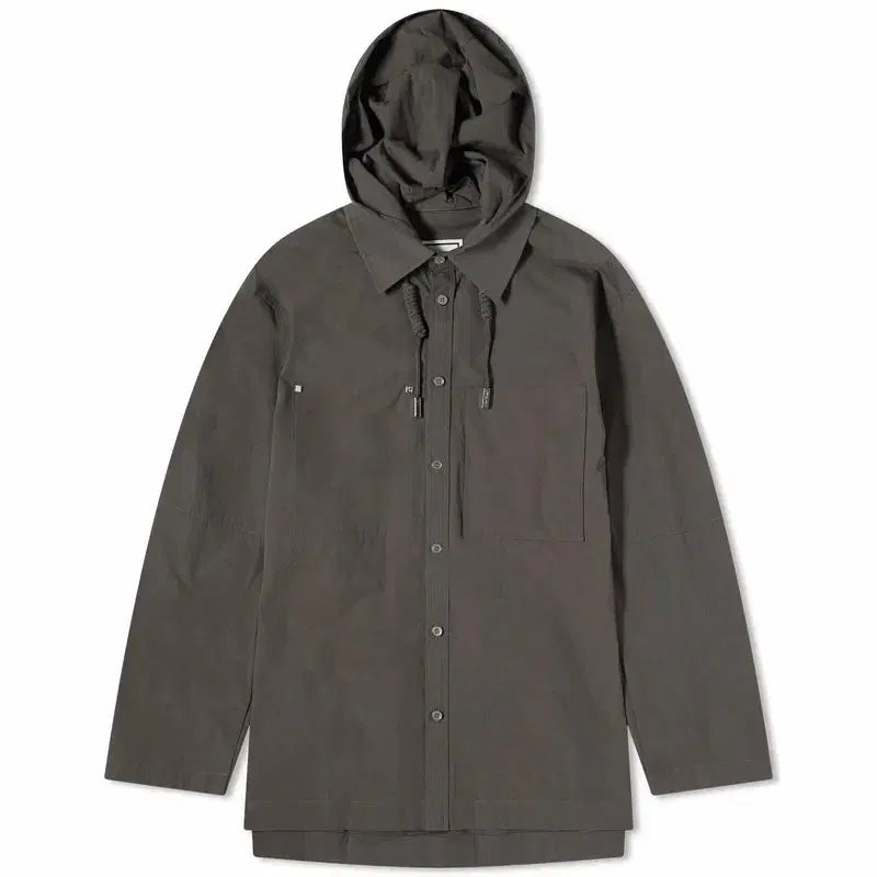 [BUNJANG] Wooyoungmi Hooded Overshirt Jacket / 우영미 후드 오버셔츠 자켓 48 (후드탈부착가능) 가단 67 총장 82