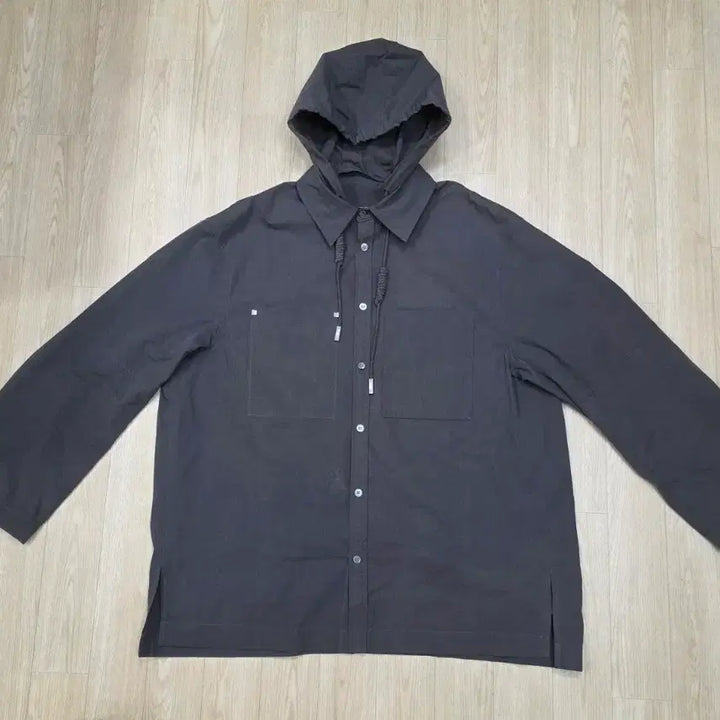 [BUNJANG] Wooyoungmi Hooded Overshirt Jacket / 우영미 후드 오버셔츠 자켓 48 (후드탈부착가능) 가단 67 총장 82