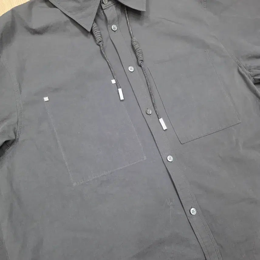 [BUNJANG] Wooyoungmi Hooded Overshirt Jacket / 우영미 후드 오버셔츠 자켓 48 (후드탈부착가능) 가단 67 총장 82