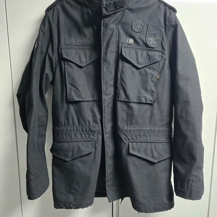 [BUNJANG] Stussy x Alpha Industries M-65 Field Jacket / 스투시 X 알파인더스트리 M-65 필드 자켓