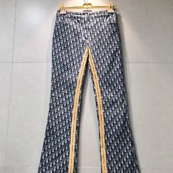[BUNJANG] Christian Dior Oblique Patterned Pants / Christian Dior 크리스찬 디올 정품 여성 오블리크 팬츠