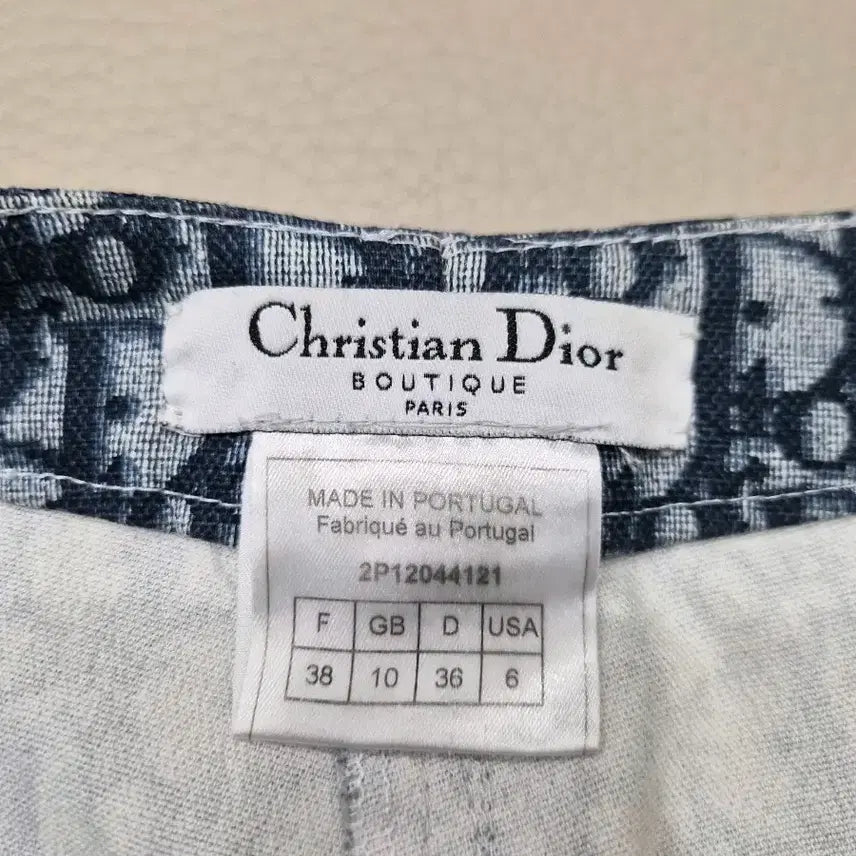 [BUNJANG] Christian Dior Oblique Patterned Pants / Christian Dior 크리스찬 디올 정품 여성 오블리크 팬츠