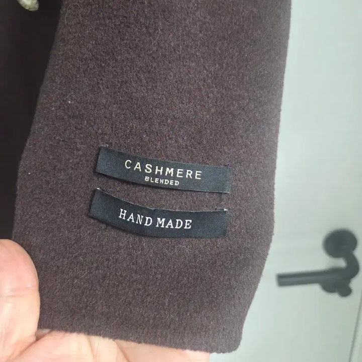 [BUNJANG] Brown Handmade Long Coat / 롱코트  브라운 핸드메이드 코트