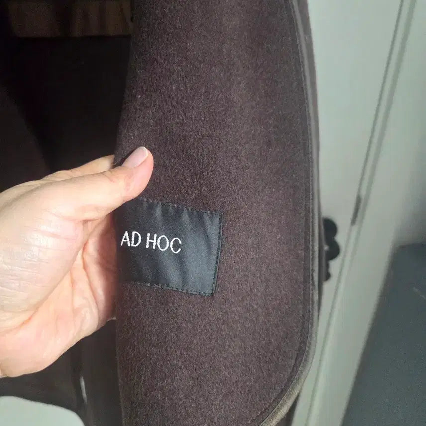 [BUNJANG] Brown Handmade Long Coat / 롱코트  브라운 핸드메이드 코트