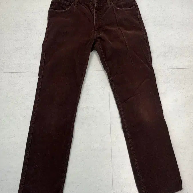 [BUNJANG] Visvim Brown Corduroy Pants / [2] 비즈빔 브라운 코듀로이팬츠