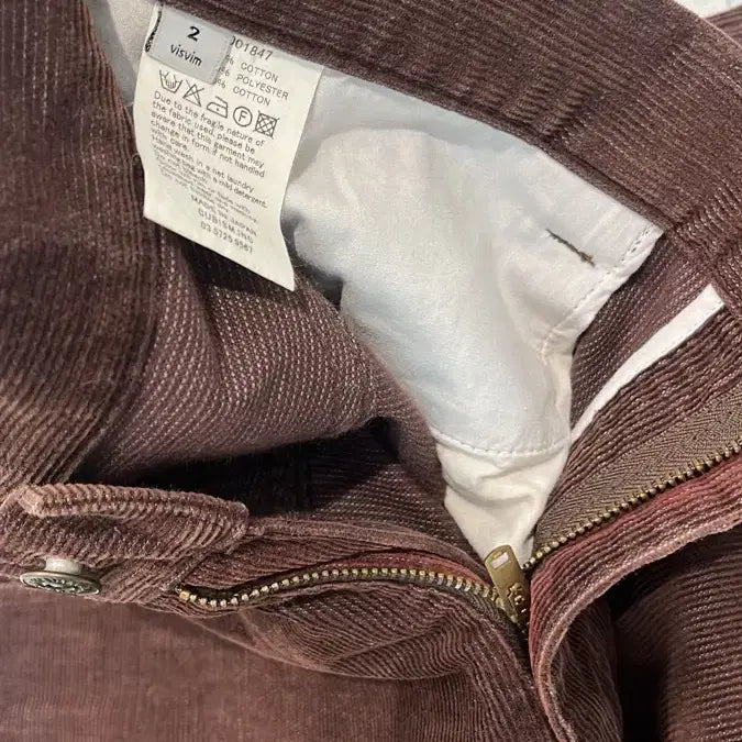 [BUNJANG] Visvim Brown Corduroy Pants / [2] 비즈빔 브라운 코듀로이팬츠