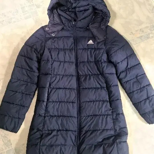 [SOLD OUT] 아디다스 네이비 후드 패딩 점퍼