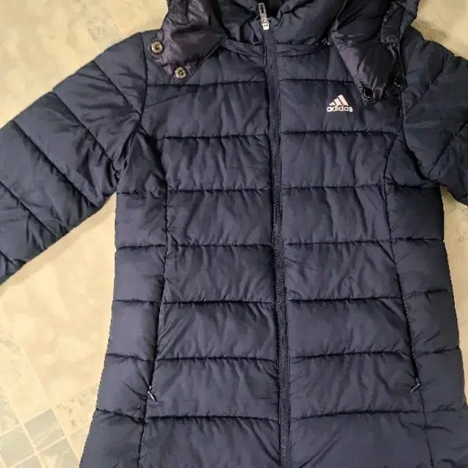 [SOLD OUT] 아디다스 네이비 후드 패딩 점퍼