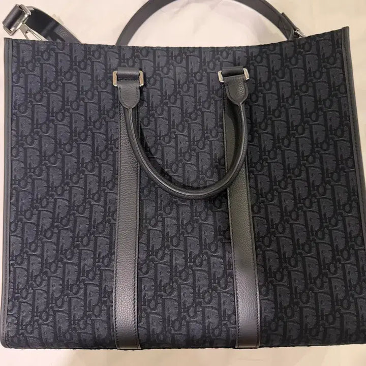 [BUNJANG] Dior Oblique Black Tote Bag / 디올 오블리크 블랙 토트백
