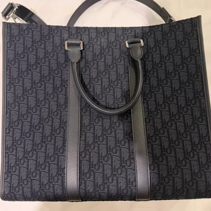 [BUNJANG] Dior Oblique Black Tote Bag / 디올 오블리크 블랙 토트백