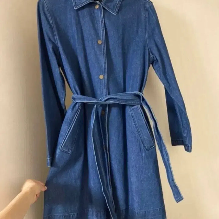[BUNJANG] MIXXO Denim Coat (Size S) / [새상품]미쏘 데님코트 S(99,000원)