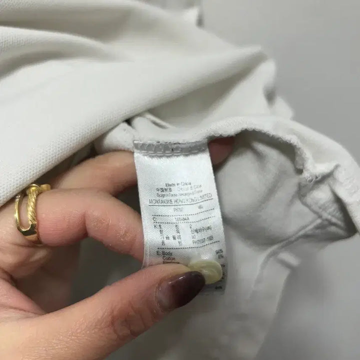 [BUNJANG] Lacoste White Polo Shirt XS / 라코스테 화이트 반팔 폴로티 XS