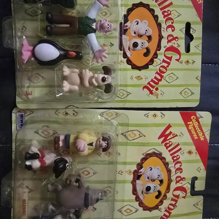 [BUNJANG] Irwin Wallace &amp; Gromit Figures (Set of 8, Sealed) / 월레스와 그로밋 피규어 Irwin 미개봉