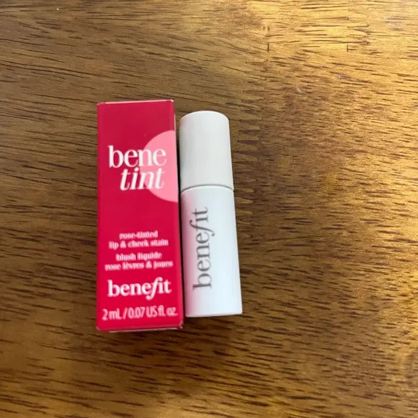 [BUNJANG] Benefit Benetint Rose + Plush Velvet Tint 2ml / 베네피트 베네틴트 로즈 + 플러시 벨벳 틴트 펄 2ml