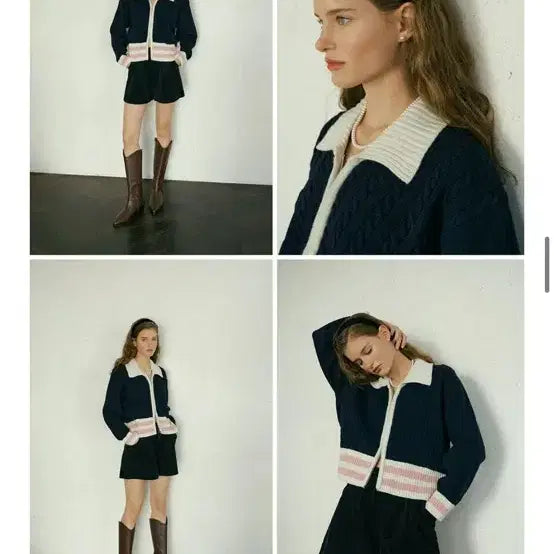 [BUNJANG] More Than Like Lambswool Knit Zip-up Cardigan / 모어댄라이크 램스울 니트집업 가디건