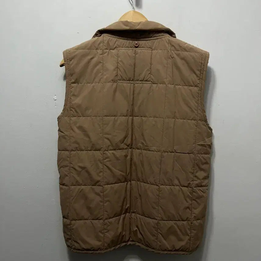 [BUNJANG] Tommy Hilfiger Brown Quilted Vest M / 타미힐피거 브라운 패딩 누빔조끼 M