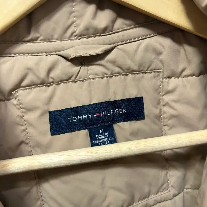[BUNJANG] Tommy Hilfiger Brown Quilted Vest M / 타미힐피거 브라운 패딩 누빔조끼 M