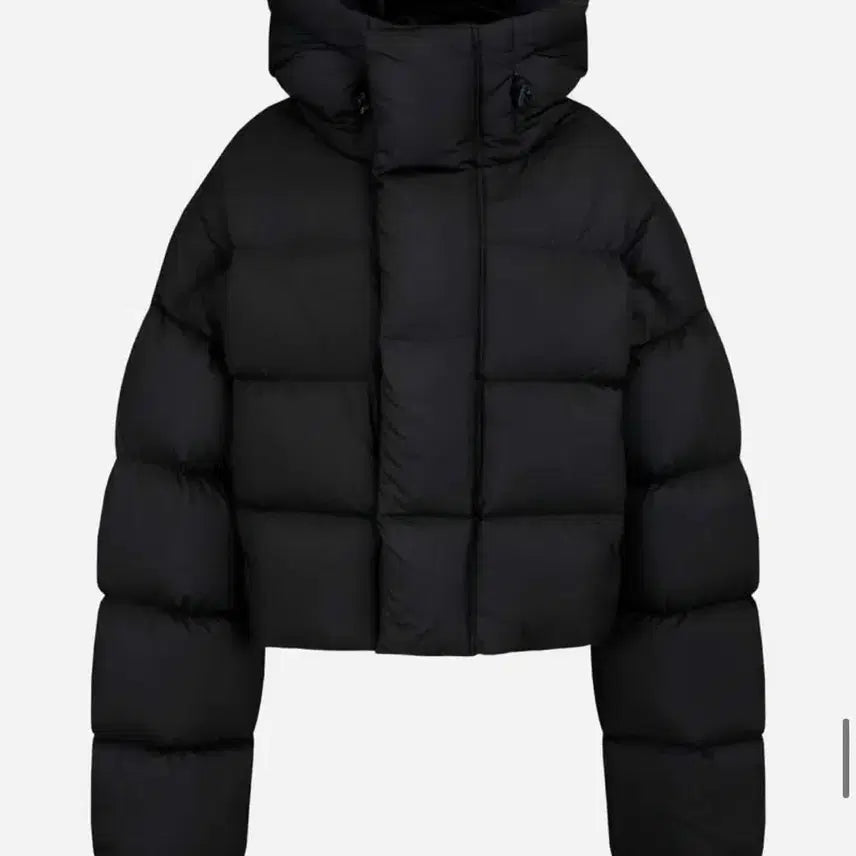 [BUNJANG] Lange Duck Down Hoodie Padded Jumper Black / 랑거 헤비 덕 다운 후디 패딩 점퍼 블랙 컬러