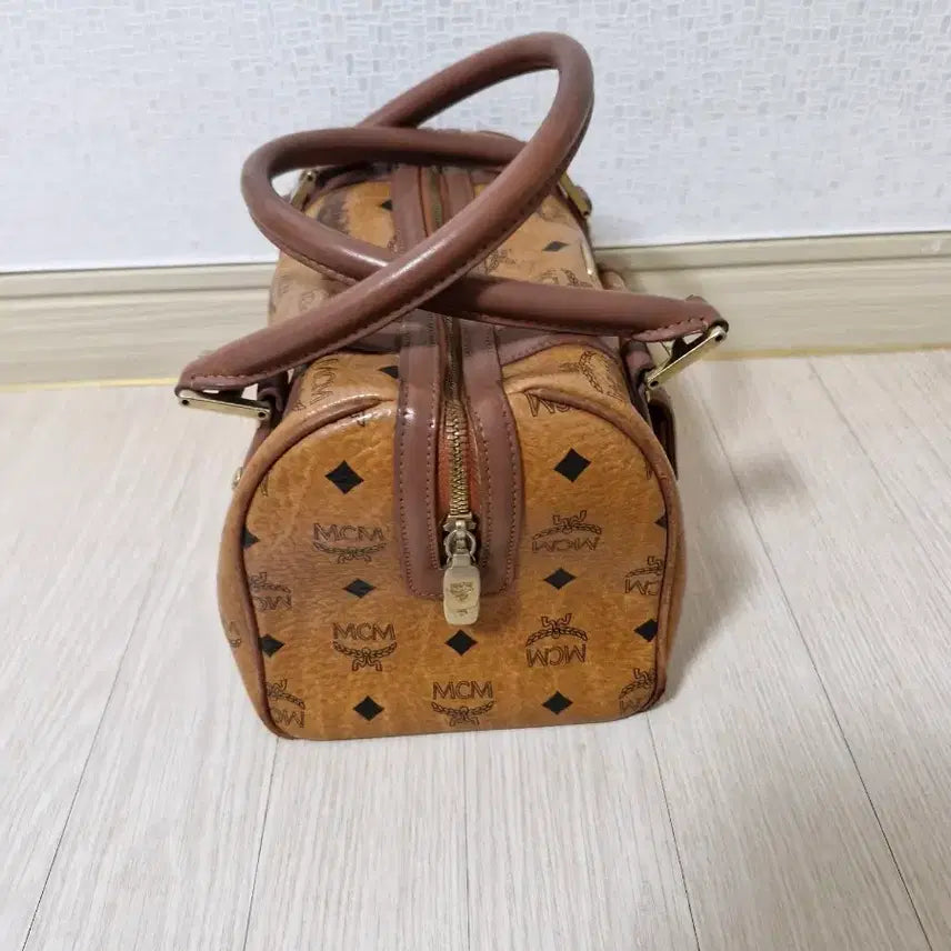 [BUNJANG] MCM Boston Bag Brown Tote Bag / MCM 보스턴백 브라운 토트백 가방