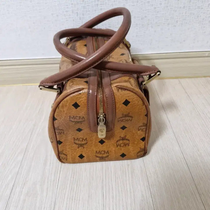 [BUNJANG] MCM Boston Bag Brown Tote Bag / MCM 보스턴백 브라운 토트백 가방