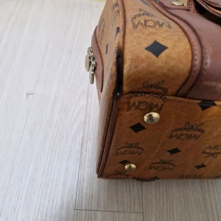[BUNJANG] MCM Boston Bag Brown Tote Bag / MCM 보스턴백 브라운 토트백 가방