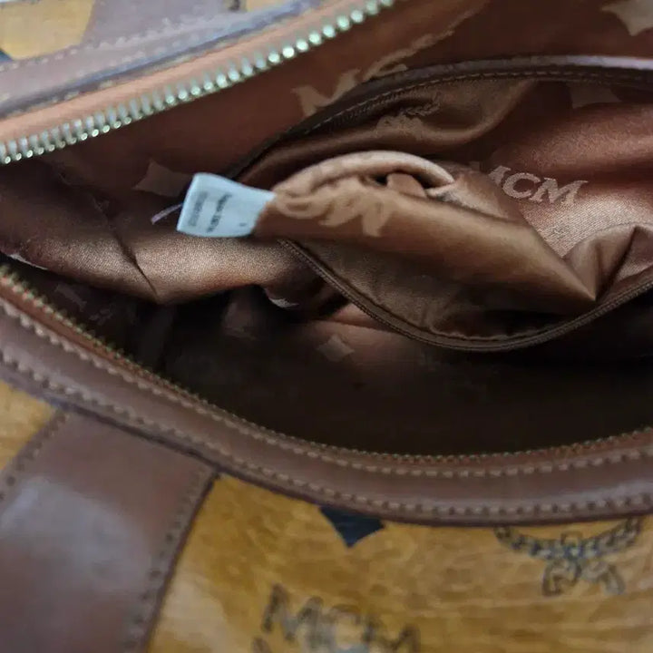 [BUNJANG] MCM Boston Bag Brown Tote Bag / MCM 보스턴백 브라운 토트백 가방