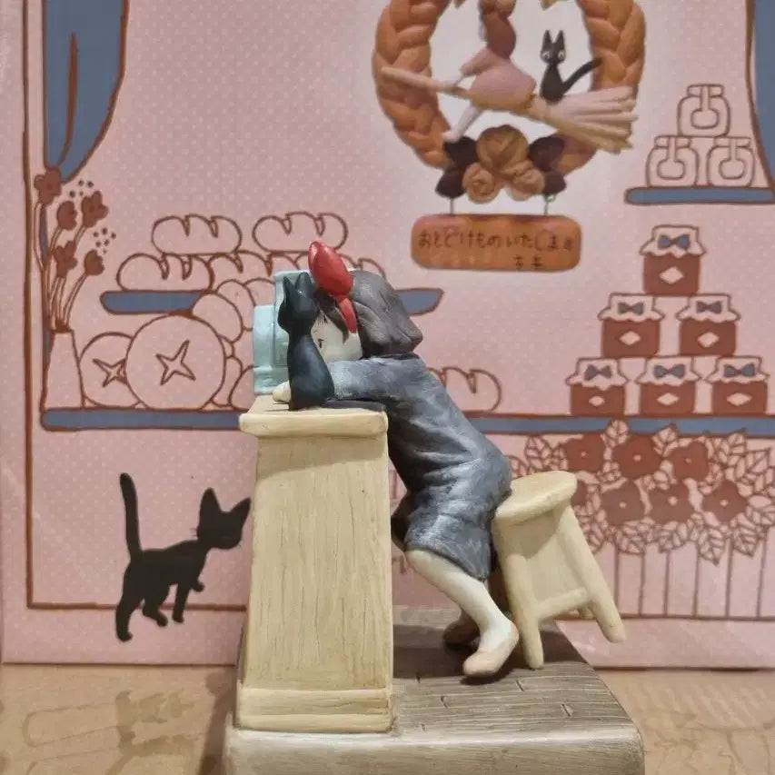 [BUNJANG] Studio Ghibli Kiki's Delivery Service Bakery Figure Music Box / 스튜디오 지브리 마녀배달부 키키 빵집 피규어 오르골 고전