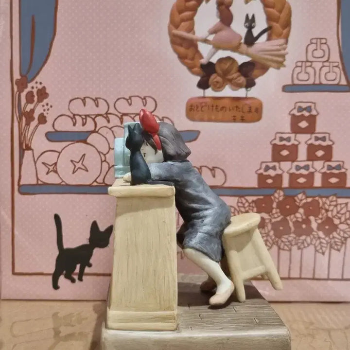 [BUNJANG] Studio Ghibli Kiki's Delivery Service Bakery Figure Music Box / 스튜디오 지브리 마녀배달부 키키 빵집 피규어 오르골 고전