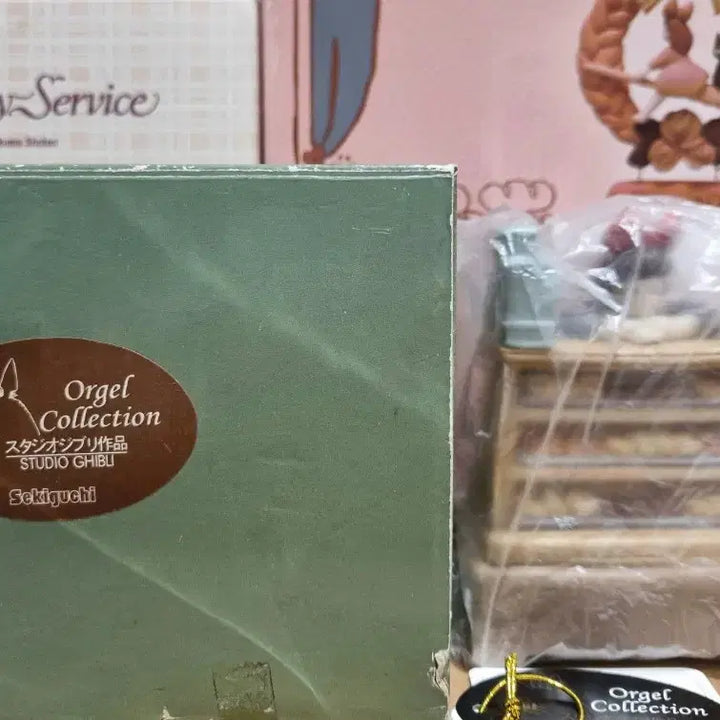 [BUNJANG] Studio Ghibli Kiki's Delivery Service Bakery Figure Music Box / 스튜디오 지브리 마녀배달부 키키 빵집 피규어 오르골 고전