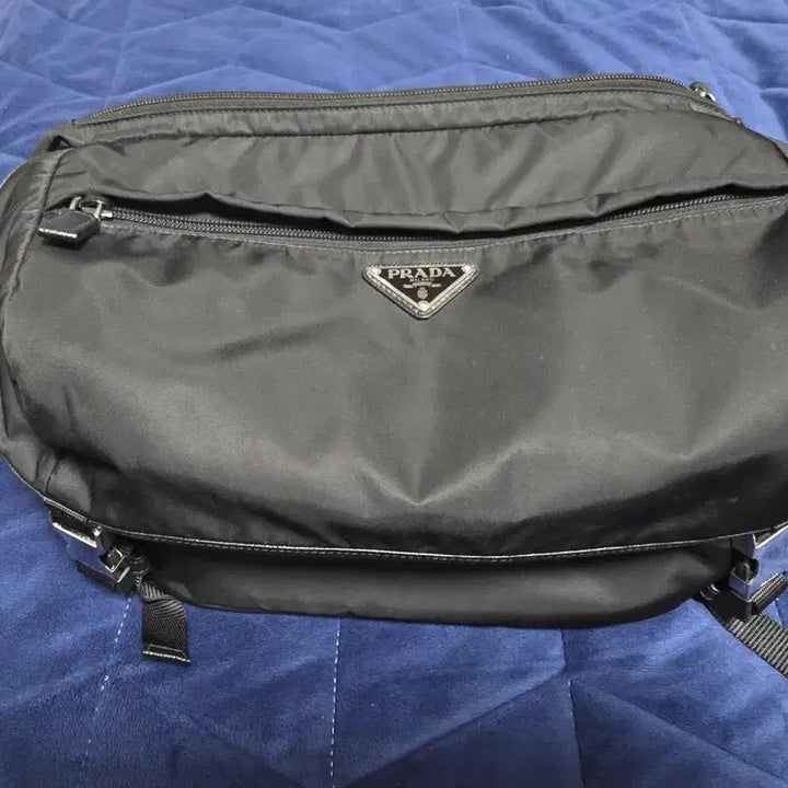 [BUNJANG] Prada Re-Nylon Shoulder Bag (Large) / PRADA 바이커백 라지