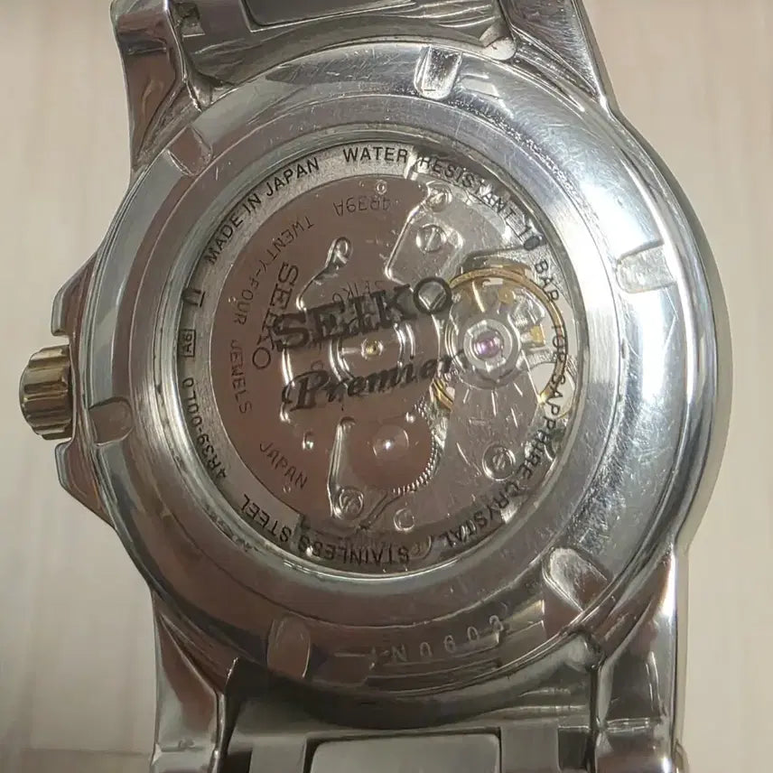 [BUNJANG] 세이코 프리미어 SSA216J1 오픈 하트 오토메틱 시계 / 세이코 프리미어 SSA216J1 오픈 하트 오토메틱 시계